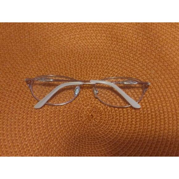 Laura Ashley Cora Peony Pink Women Glasses Eyeglasses Frames used 53-17-130 - Picture 9 of 10